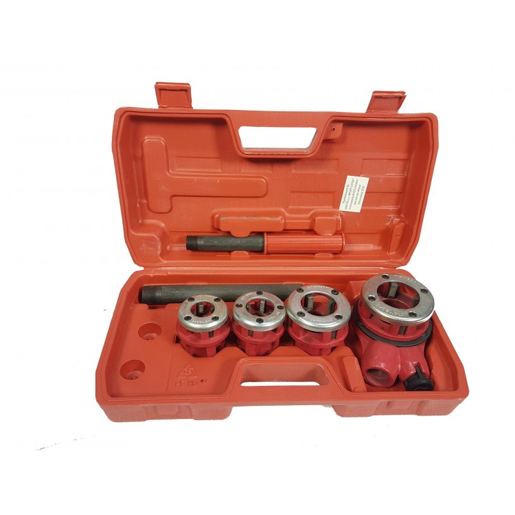 КОМПЛЕКТ ВИНТОРЕЗКА С 4 ГЛАВИ – 1/2″, 3/4″, 1″, 11/4″ MAR-POL