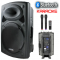 Караоке колона MBA F12 с Bluetooth 2 броя безжични микрофона