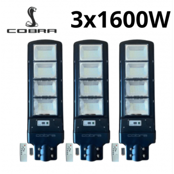 Соларна лампа cobra 1600w 3бр.
