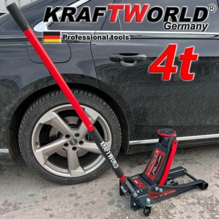 НЕМСКИ ПРОФЕСИОНАЛЕН НИСКОПРОФИЛЕН КРИК KRAFTROYAL 4 ТОНА С ДВЕ ПОМПИ