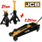ПРОМО Крик 2.25т и Стойки за Кола 2т JCB Крокодил 150-530мм 