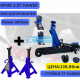 Ниско профилен крик крокодил 2.5 ТОНА 80 – 380 ММ HAWEK + стойки HAWEK 3T