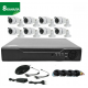 КОМПЛЕКТ С 8 КАМЕРИ И DVR HD CCTV 