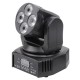 Дискотечен прожектор с 4 диоида Moving head 