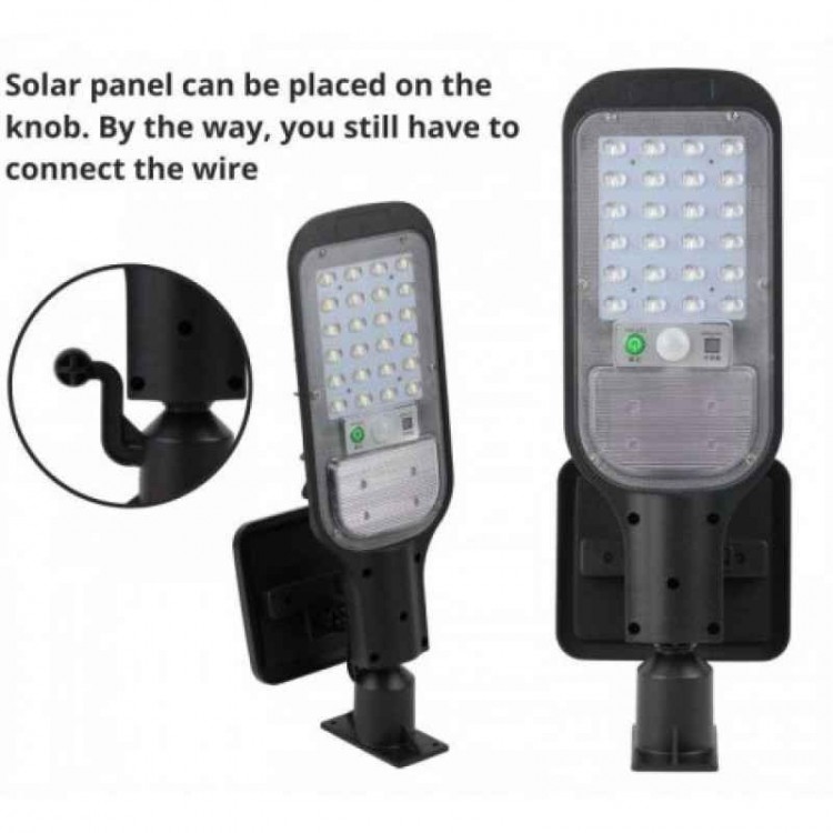 LED лампа със соларен панел JX-516, дистанционно управление, 1200W