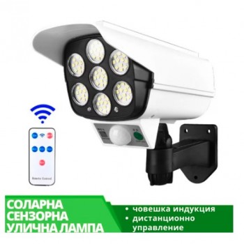Соларна лампа, Имитираща камера за видеонаблюдение, LED