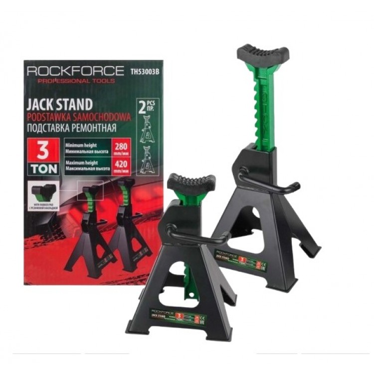 Крик тип крокодил 2.5 ТОНА 90 – 400 ММ ROCKFORCE + Подпорни стойки 3Т ROCKFORCE