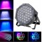 LED Диско прожектор, 36 диода, 4 режима, 50-120W, Стойка за закрепване, Черен