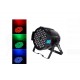 Par led светлинен прожектор 54 бр. 3x1, rgb, черен