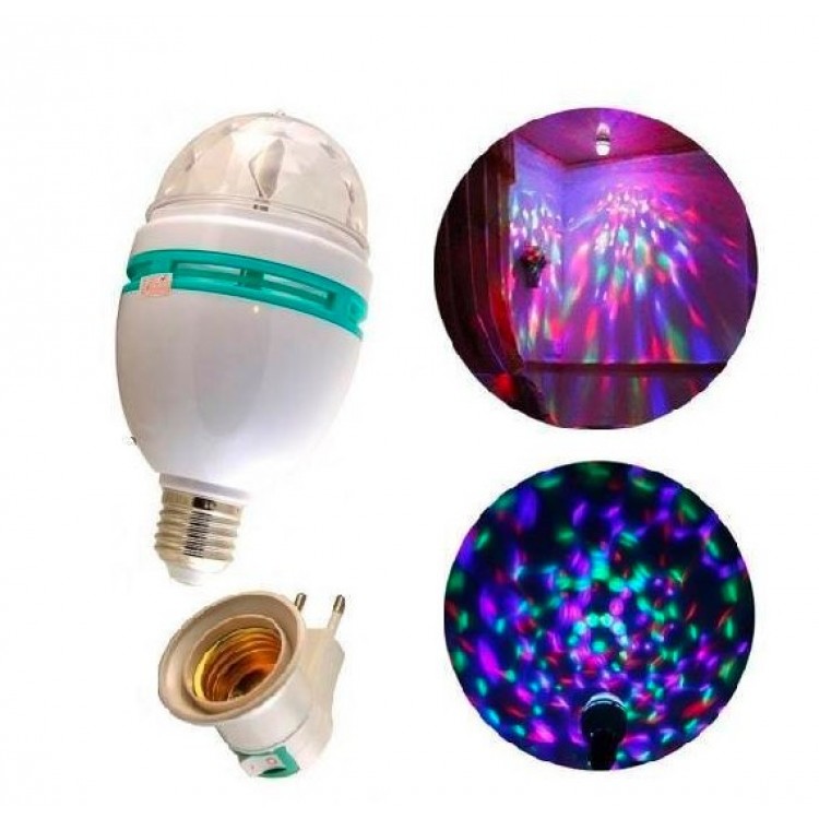Въртяща се Диско Крушка LED