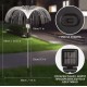 LED соларно градинско осветление цветен фонтан