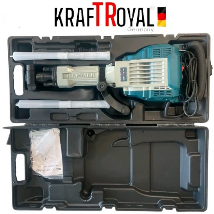 Електрически Ударен Къртач KRAFTROYAL 3800W 65J